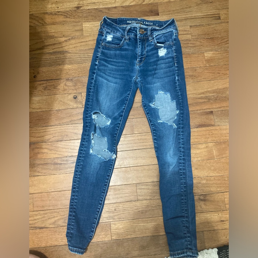 American Eagle Skinny Super Stretch Jeans Size 0 Short